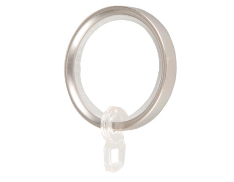 Anelles Cortina Plata Eclectic (8un)