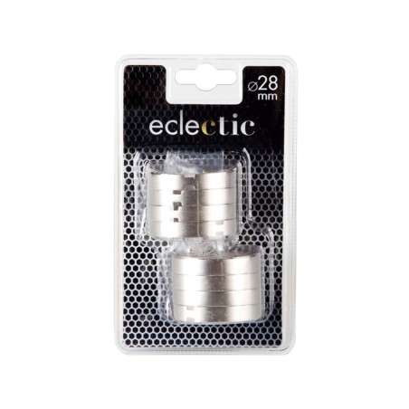 Anelles Cortina Plata Eclectic (8un)