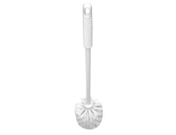  Escobilla Baño Con Mango Plástico Y Nylon Blanco