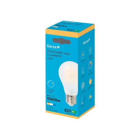 Bombilla Led Opal Filamento Estándar Luz Cálida
