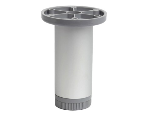 Pata Mueble Aluminio Regulable Redonda Ø40X120Mm