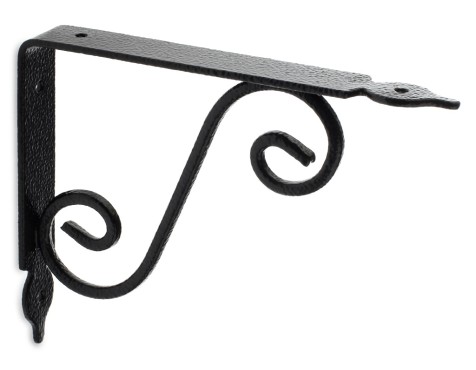Escuadra Estante Rústica Negro Forja