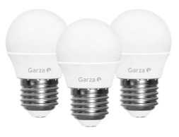 Bombilla Led Esférica 2+1 Garza Luz Cálida
