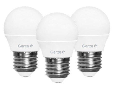 Bombilla Led Esférica 2+1 Garza Luz Cálida