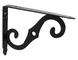 Escaire Prestatge Rústic Negre Forja