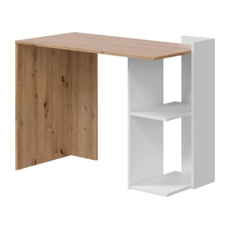 Escritorio Reversible Kenia Roble Y Blanco Artik