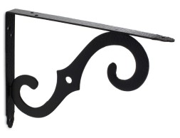 Escuadra Estante Rústica Negro Forja