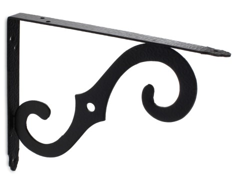 Escuadra Estante Rústica Negro Forja