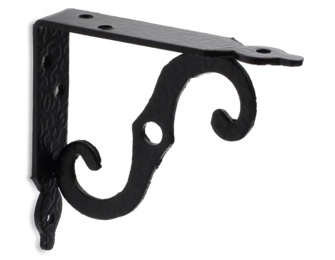 Escuadra Estante Rústica Negro Forja