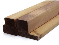 Listón Madera Exterior Marrón Clase 4