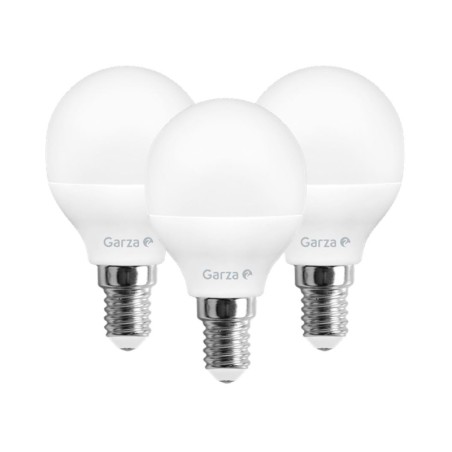 Bombilla Led Esférica 2+1 Garza Luz Cálida