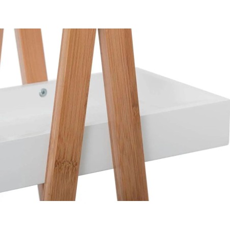Prestatgeria Bany 3 Prestatges Natureo Blanc
