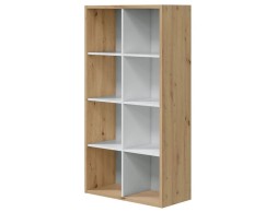 Estantería Cubos Noa Roble Nodi Y Blanco Artik