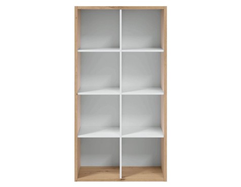 Estantería Cubos Noa Roble Nodi Y Blanco Artik