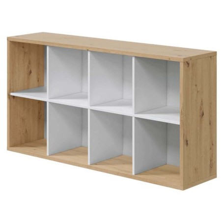 Estantería Cubos Noa Roble Nodi Y Blanco Artik