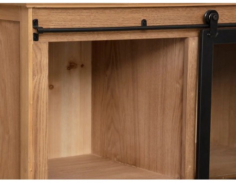 Vitrina 2 Calaixos Daris Madera Natural