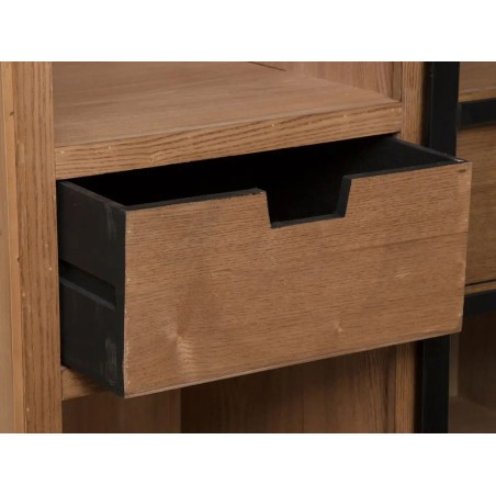 Vitrina 2 Calaixos Daris Madera Natural
