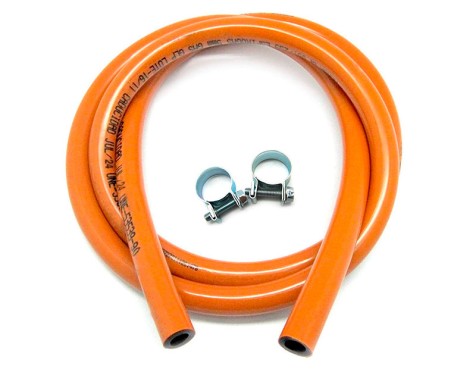 Kit Tubo Gas Butano Con Abrazaderas