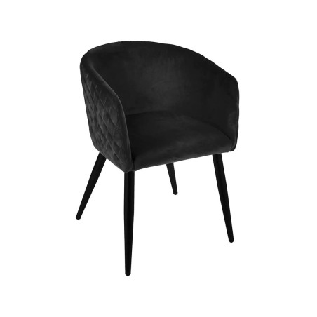 Joc 2 Cadires Vellut Marlo Negre