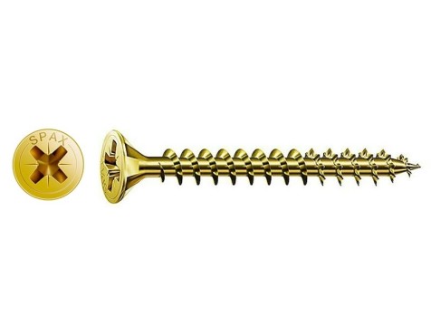 Tornillo Spax Cabeza Plana Pozi (100un)
