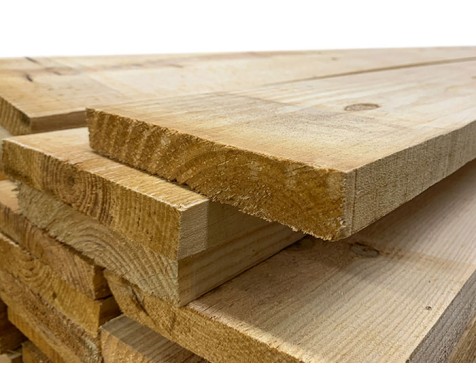 Tablón De Madera Pino Landas Sin Cepillar