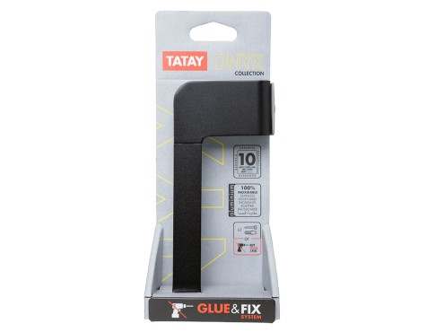 Porta-Rotlle Bany Onyx Negre