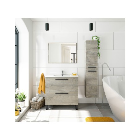 Columna De Baño Athena Roble Alaska 2 Puertas