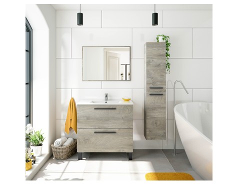 Columna De Baño Athena Roble Alaska 2 Puertas