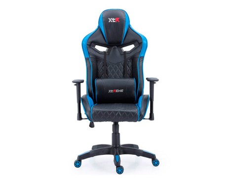 Silla Gaming x40 Giratoria Xtr Azul Y Negra
