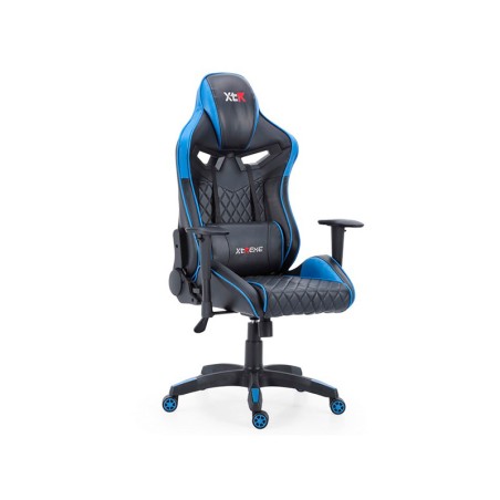 Silla Gaming x40 Giratoria Xtr Azul Y Negra