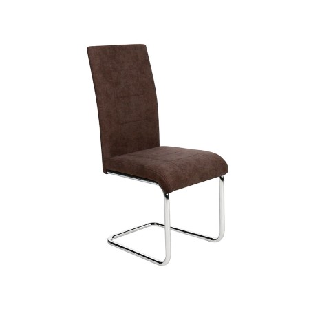 Silla Comedor Chiara Tela Chocolate