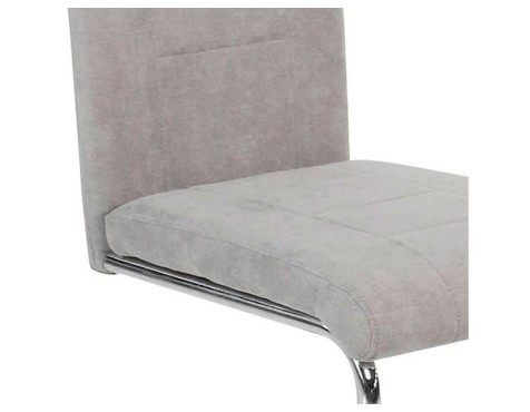 Silla Comedor Chiara Tela Gris