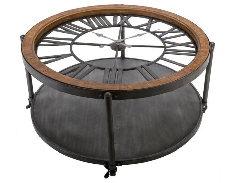 Mesa Auxiliar Reloj Baris