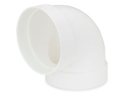 Colze 90º Rodó Pvc Blanc