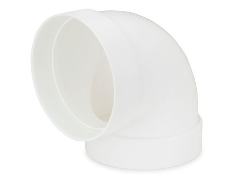 Colze 90º Rodó Pvc Blanc