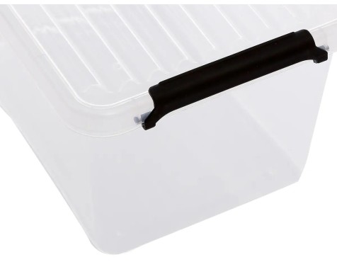 Caixa De Plàstic Transparent Clip N Box 2lt