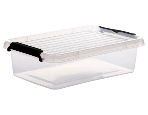 Caixa De Plàstic Transparent Clip N Box 3lt