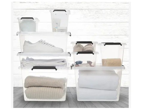 Caixa De Plàstic Transparent Clip N Box 3lt
