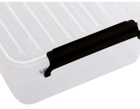 Caixa De Plàstic Transparent Clip N Box 3lt