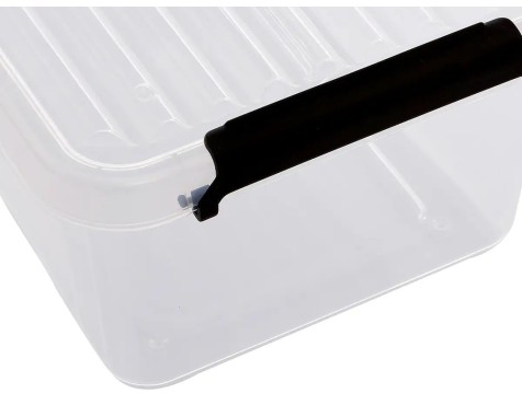 Caja De Plástico Transparente Clip N Box 4,5lt