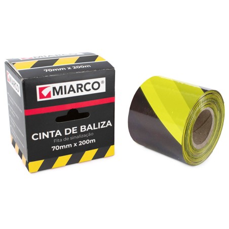 Cinta Señalización Negra/Amarilla