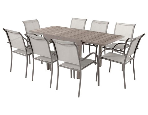 Mesa Jardín Extensible Piazza Beige