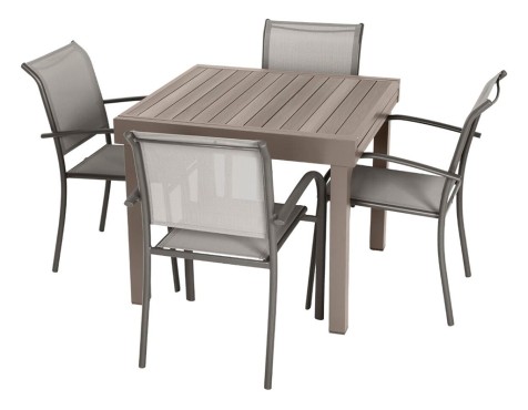 Mesa Jardín Extensible Piazza Beige