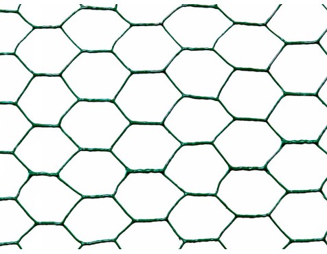 Malla Metálica Hexagonal Triple Torsión Verde