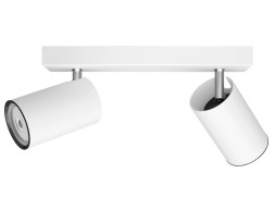 Regleta 2 Focos Philips Kosipo Blanco