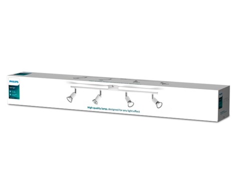 Regleta 4 Focus Blanc Limbali Philips