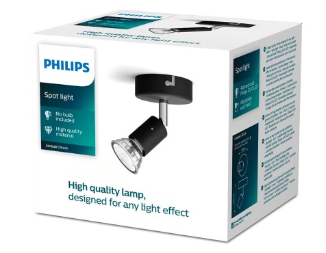 Foco Negro Philips Limbali