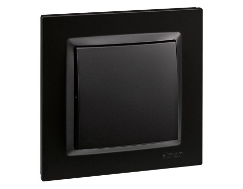 Interruptor Commutador Simon 10 Negre
