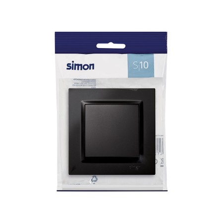 Interruptor Commutador Simon 10 Negre