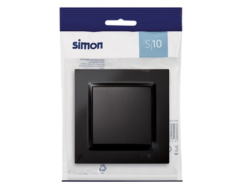 Interruptor Commutador Simon 10 Negre